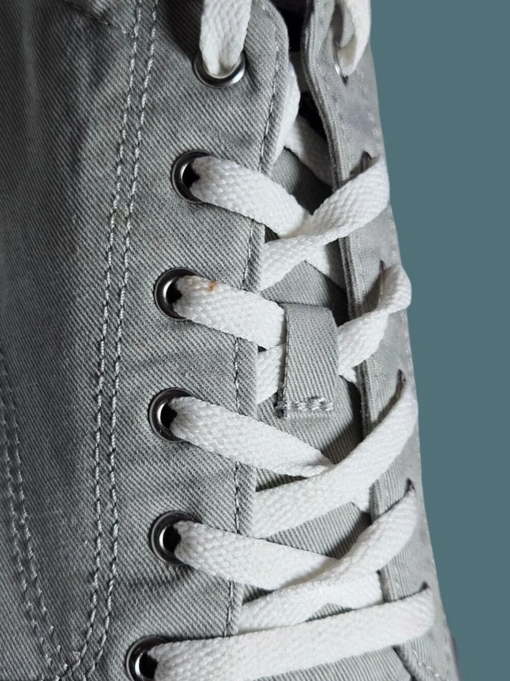 SPERRY Top Sider Striper II Retro CVO Light Gray Canvas Low Top Sneakers Men 13